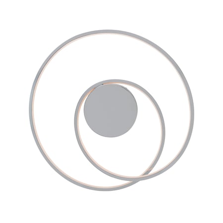 Dweled Marques 22in LED Flush Mount 3000K in Chrome FM-432